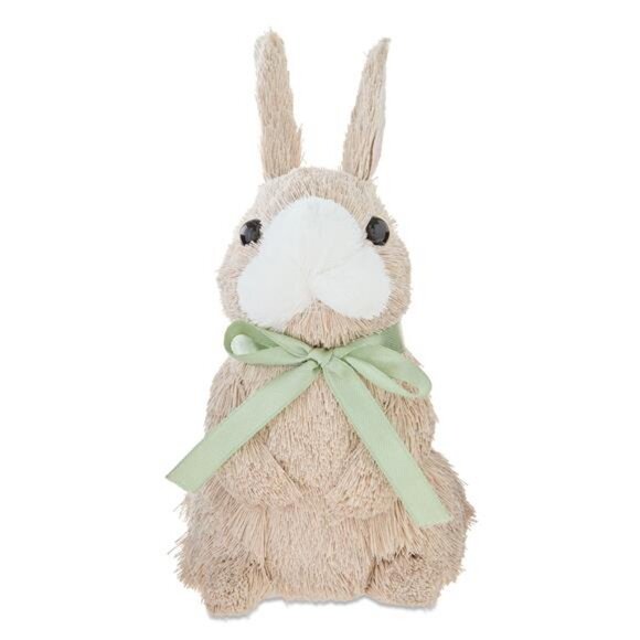 Other - Textured Bunny Tabletop Decoration, Brown and Green, 7", Easter
